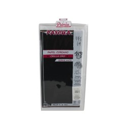 PAPEL COREANO NEGRO MARCO ORO