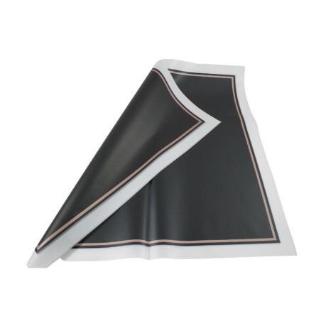 PAPEL COREANO NEGRO MARCO ORO