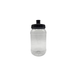 BOTE PET 500ML CON TAPADERA NEGRA
