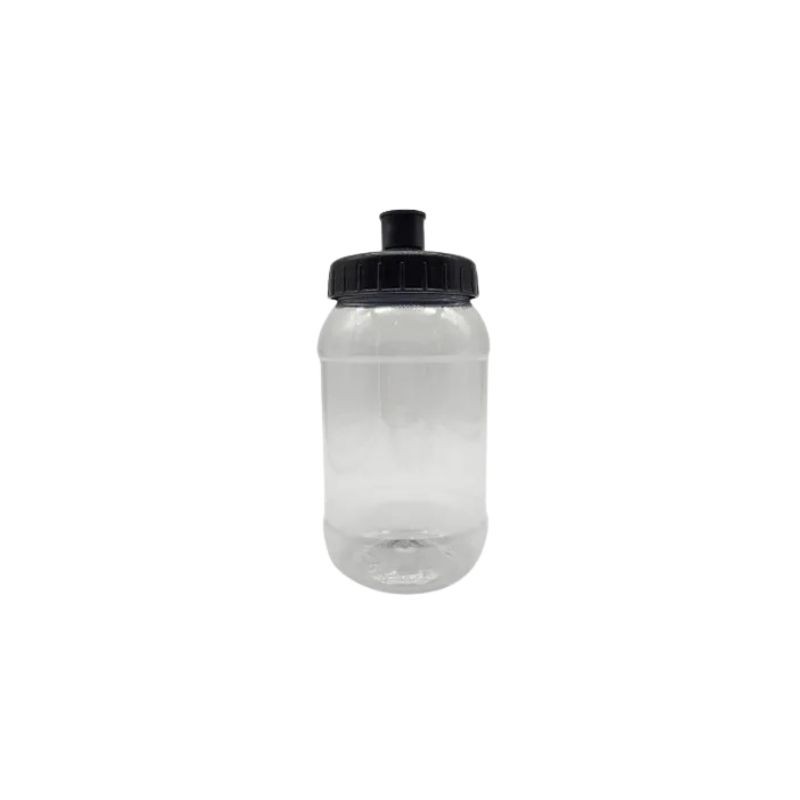 BOTE PET 500ML CON TAPADERA NEGRA
