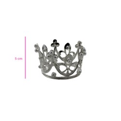 CORONITA 5CM PLATA