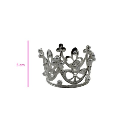 CORONITA 5CM PLATA