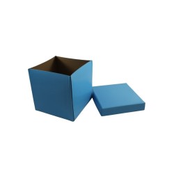 CAJA CUBO LISA COLOR SURTIDO