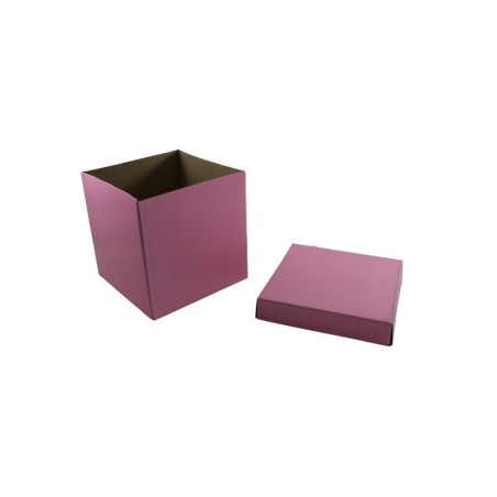 CAJA CUBO LISA COLOR SURTIDO