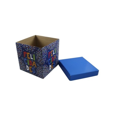 CAJA CUBO CUMPLEAÑOS