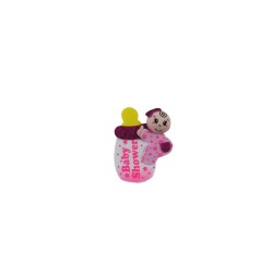 FIGURA DE FOMI BEBÉ CON TETERA ROSA