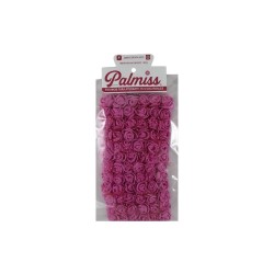 FLOR FOMI/ORGANZA FUCSIA