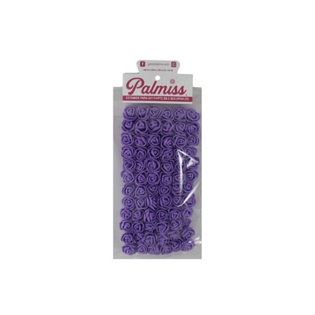 FLOR FOMI/ORGANZA MORADO