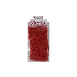 FLOR FOMI/ORGANZA ROJO