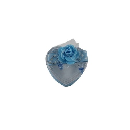 CAJITA DE ACRILICO  CORAZÓN 8CM