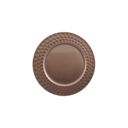 PLATO 13 ROSA GOLD CON DISEÑO