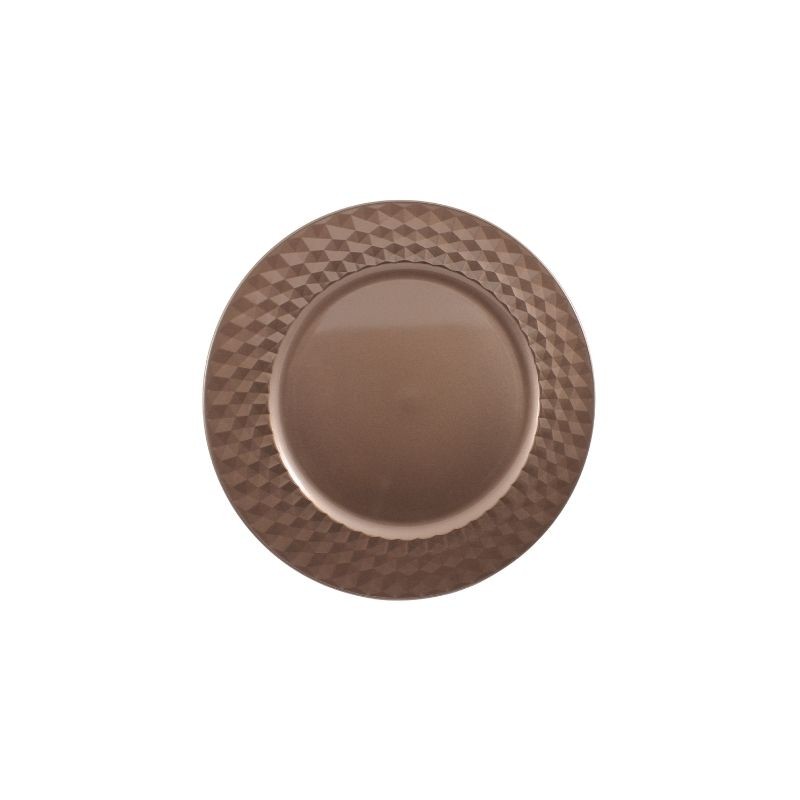 PLATO 13 ROSA GOLD CON DISEÑO