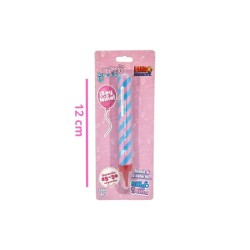 VELA CHISPERO 12CM ROSA