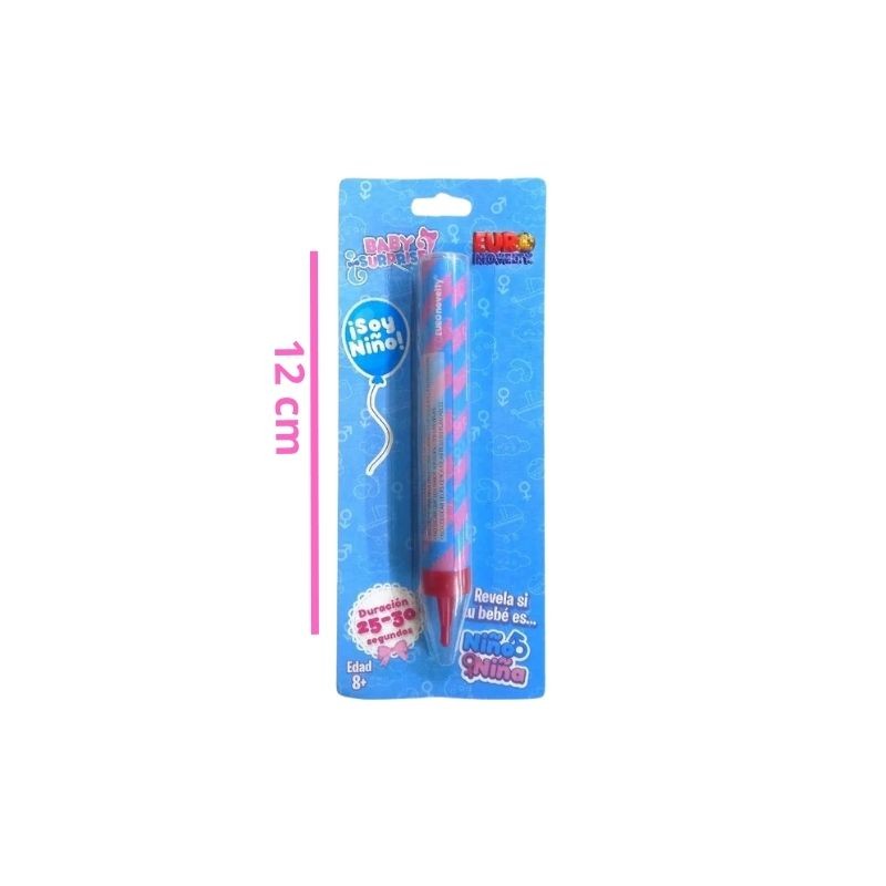 VELA CHISPERO 12CM AZUL