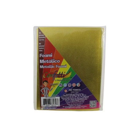 FOMI METÁLICO DORADO