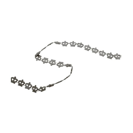 STRASS CORONA 1.8CM PLATA