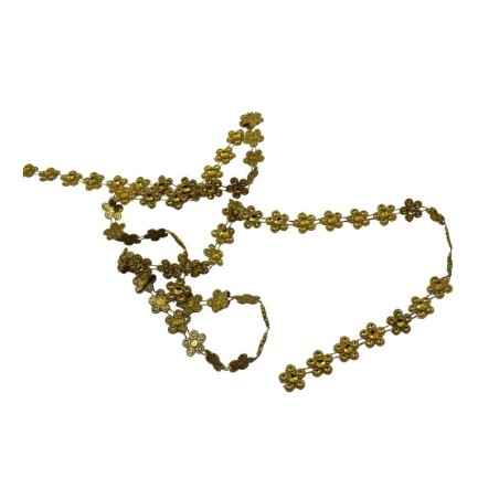 STRASS FLOR 1.6CM DORADO
