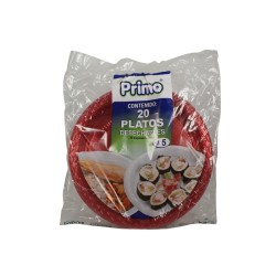 PLATO  NUM 5 ROJO