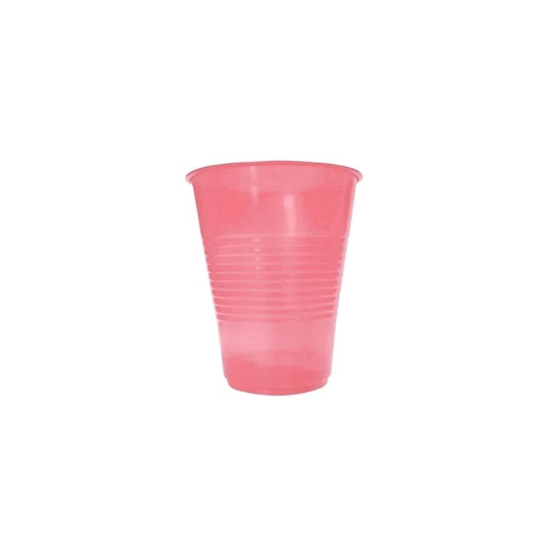 VASO NUM 10 NEÓN ROSA