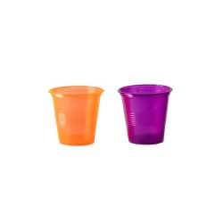 VASO PARA SHOT NARANJA Y MORADO