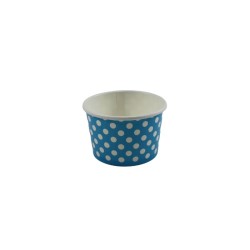 VASO PUNTITOS AZUL CIELO 5X7CM
