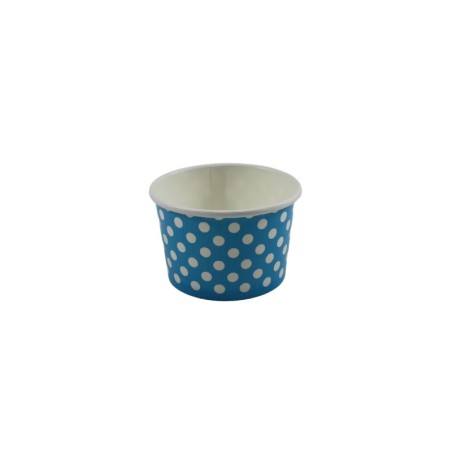 VASO PUNTITOS AZUL CIELO 5X7CM