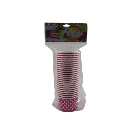 VASO PUNTITOS FIUSHA 5X7CM