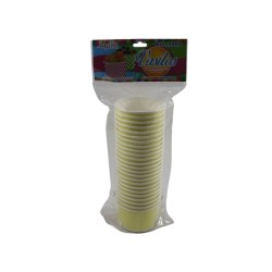 VASO LISO AMARILLO 5X7CM