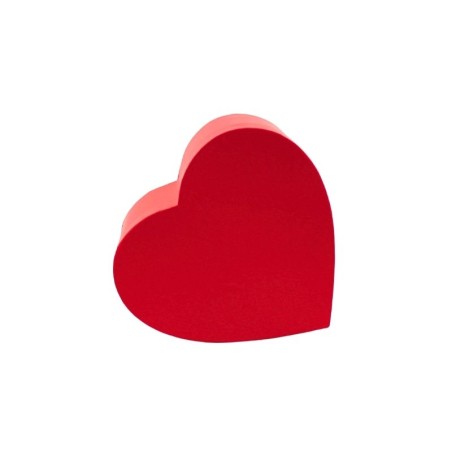 CAJA CORAZÓN  23X20CM ROJO