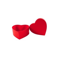 CAJA CORAZÓN 20X18CM ROJO