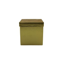 CAJA CUADRADA DORADA