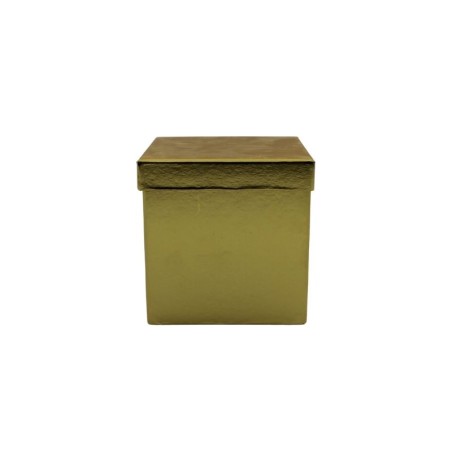 CAJA CUADRADA DORADA