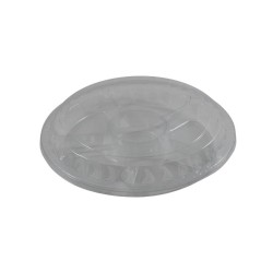 CHAROLA BOTANERA TRANSPARENTE CON TAPADERA