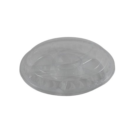 CHAROLA BOTANERA TRANSPARENTE CON TAPADERA