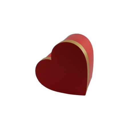 CAJA CORAZÓN 24 CM ROJO