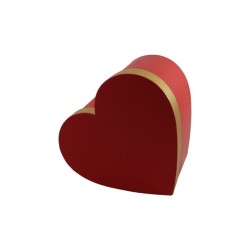 CAJA CORAZÓN 27 CM ROJO