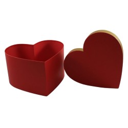 CAJA CORAZÓN 27 CM ROJO