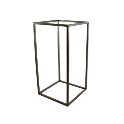 BASE METÁLICA DE 23X46CM PLATA