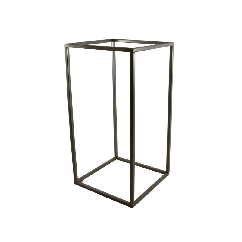 BASE METÁLICA DE 23X46CM PLATA