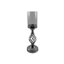 CANDELABRO METÁLICO PLATA