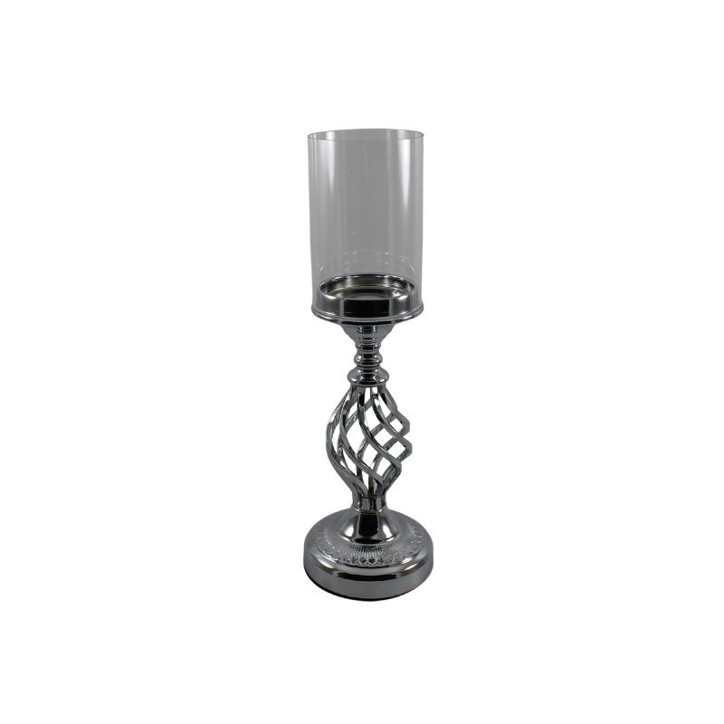 CANDELABRO METÁLICO PLATA