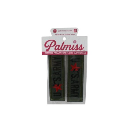 PARCHE MILITAR 10X13CM