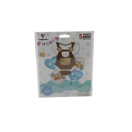 KIT DE GLOBOS BEBÉ AZUL