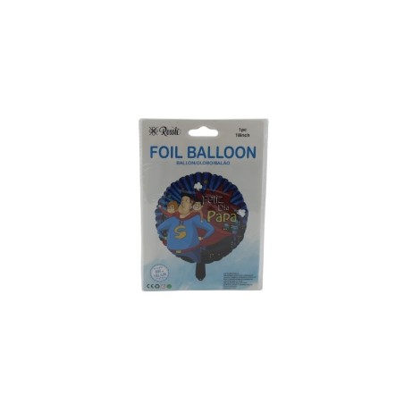 GLOBO 18 METÁLICO FELIZ DIA PAPÁ