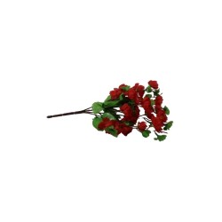 FLOR D/RAMO MT-1302 ROJO