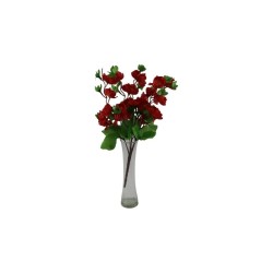 FLOR D/RAMO MT-1302 ROJO