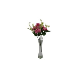 FLOR D/RAMO MT-1881 ROSA FUERTE