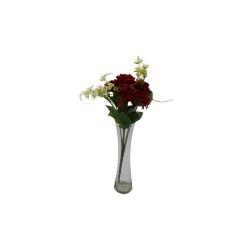 FLOR D/RAMO MT-1881 ROJO