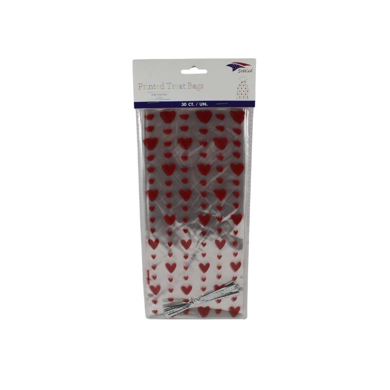 BOLSA DE CELOFÁN CORAZONES