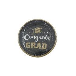PLATO DESECHABLE DE GRADUACIÓN
